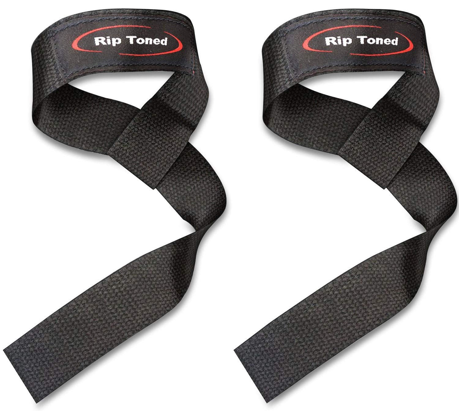 Rip Toned Lifting Wrist Straps (Pair) Cotton Neoprene Padded for Weightlifting