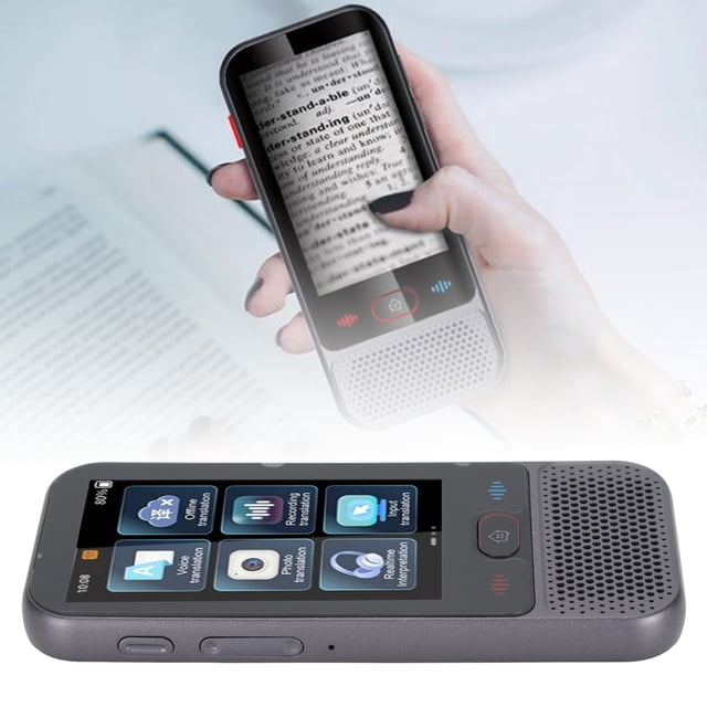 Language Translator Device, Dual Microphone High Accuracy AI Voice Translator Noise Reduction Offline Translation 139 Languages Online Translation for Work
