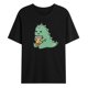thumbnail image 1 of Camiseta de manga corta con estampado de dinosaurio y cuello redondo para hombre Pompotops oipoqjl33620, 1 of 3