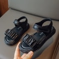 thumbnail image 2 of Eashery Toddler Girl Sandals Two Strap Casual Toddler Sandals Boy Black 33, 2 of 5