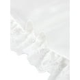 thumbnail image 5 of INSPIRE CHIC Double-layered Short Skirt for Women's Lace Hems Mini Skirt XS White, 5 of 6