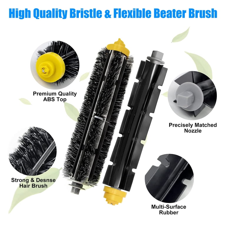 TSV Replacement Brush Filter Kit, 3-Armed Side Brushes, Fits