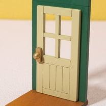 HAMPPLIES Doll House Mini Home Door Wood 1 Set