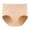 Beige, variant on SIYUDAN Womens Solid High Waist Plus Size Menstrual Pants Cotton Underwear, Size XL