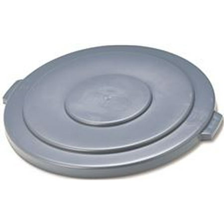 Rubbermaid Commercial Products Gray Plastic Outdoor Trash Can Lid