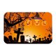 thumbnail image 1 of Puntoco Halloween Floor Mat with Terrifying theme, Skull and Print Decoration, Entrance Door Floor Mat, Entrance Door Carpet, 1 of 1