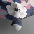 thumbnail image 5 of Pioneer Flower Floral Print Pattern Rectangle Tablecloth 60"x102",Waterproof Polyester Rectangle Table Cloth, Wipeable Spillproof Polyester Tablecloth for Dining, Camping, Indoor and Outdoor, 5 of 6