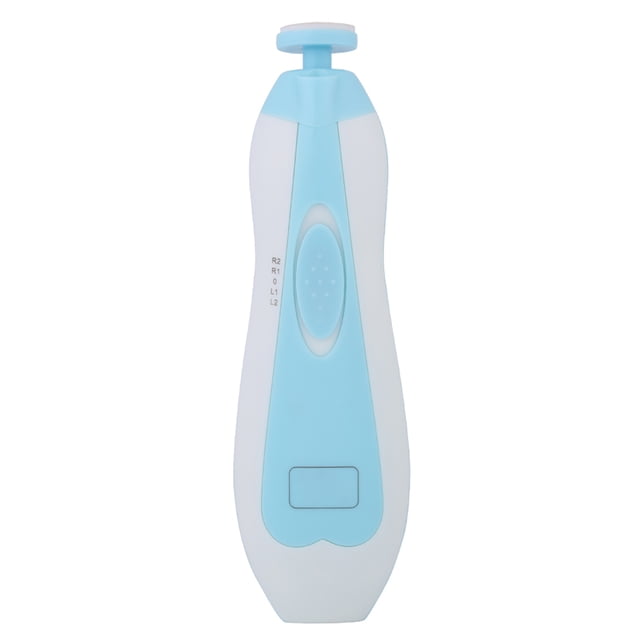 Electric Baby Nail Clipper Trimmer, Safe & Quiet, 6 in 1 Design with LED Light and 4 Speed Settings