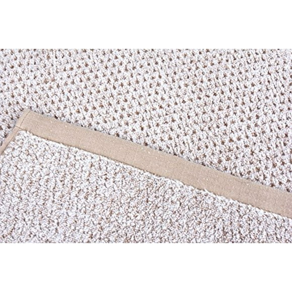 Everplush Diamond Jacquard 2 Pack Bath Towels Set (30 x 56) Khaki (Light Brown) 2 Piece