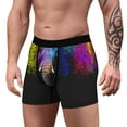 thumbnail image 3 of Gubotare Boxer Briefs For Men Mens Package and Padded Underwear Enhancing Boxer Briefs,Black XL, 3 of 4