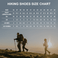 thumbnail image 5 of AUXDIQ Hiking Shoes Mens Waterproof Mountain Trekking Shoes Women Breathable Walking Shoes Outdoor Sports Winter Boots, 5 of 5