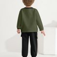 thumbnail image 2 of GYRATEDREAM Toddler Boy Clothes Set Long Sleeve Sweatshirt and Pants Fall Winter Outfits 2T 3T 4T 5T 6T, 2 of 6