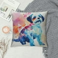 thumbnail image 2 of Nawypu  Watercolor Dog Beagle Cushion Cover Beagle Colorful Dog Silhouette Pillow Case New Puppy Dog Pillows Nursery Decor Modern Throw Pillow Covers for Sofa Chair Car, 2 of 5