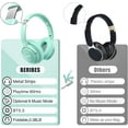 thumbnail image 6 of Bluetooth Headphones Over Ear, 65H Playtime and 6 EQ Music Modes Wireless Headphones with Microphone (White), 6 of 7