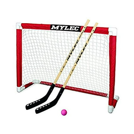 Mylec Red/White Plastic Deluxe Hockey Goal Set