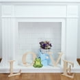 thumbnail image 2 of 7.5" Green Yellow and White Decorative Sitting Frog Spring Table Top Decoration, 2 of 3