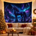 thumbnail image 3 of Unicorn Stands Entire With Body Star Speckled Galaxy, Mystical Fantasy for Space Lovers, Galaxy Room Decor, Graduation Gift, Tapestry Wall Hanging for Bedroom and Dorm, 3 of 7