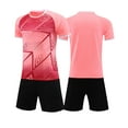 thumbnail image 2 of Spazoro Child's Boys Girls Outfit Sets, Breathable and Thin Spring Summmer Shirts and Shorts Dry Quickly Sport Running Suits for Kids Boys Pink Size 13 T, 2 of 5
