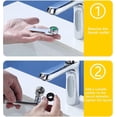 thumbnail image 3 of Faucet Extender, 1440 Upgraded Faucet Aerator, Universal Splash Filter 2 Spray Modes Swivel Faucet Aerator For Kitchen Bathroom (silver), 3 of 5
