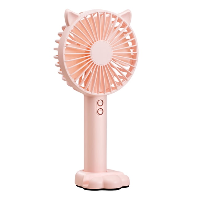 Ventilador de mano recargable por USB Wosthever dispositivo de refrigeración portátil blanco