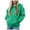 Green, variant on Povozer Hoodies Kids Printed Sweatshirt Toddler Boys Girls Cute Coat Kids Solid Color Long Sleeve Zip Up Hoodie Sweatshirt Top Boys Girls Clothes Size for 8-9 Years,Pink
