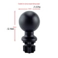 thumbnail image 2 of Sidaley Base de montaje de bola adaptador de montaje de nailon multifuncional soporte de caña de pescar tubo Ram Kayak canoa veleros riel de Bombillas para automóviles, 2 of 6