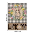 thumbnail image 3 of CaiYueKe Easter Garden Flag Outdoor Holiday Decoration Bunny Egg Printed Polyester Flag for Patio Yard Spring Home Ambiance Welcome Double Sided Seasonal Decor, 3 of 7