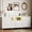 White, variant on Mueble TV moderno con LED y 8 cajones de tela – Aparador organizador de acero – Para televisores de 65-75” – Dormitorio/salón – Blanco, Estados Unidos, TV Stands & Entertainment Centers