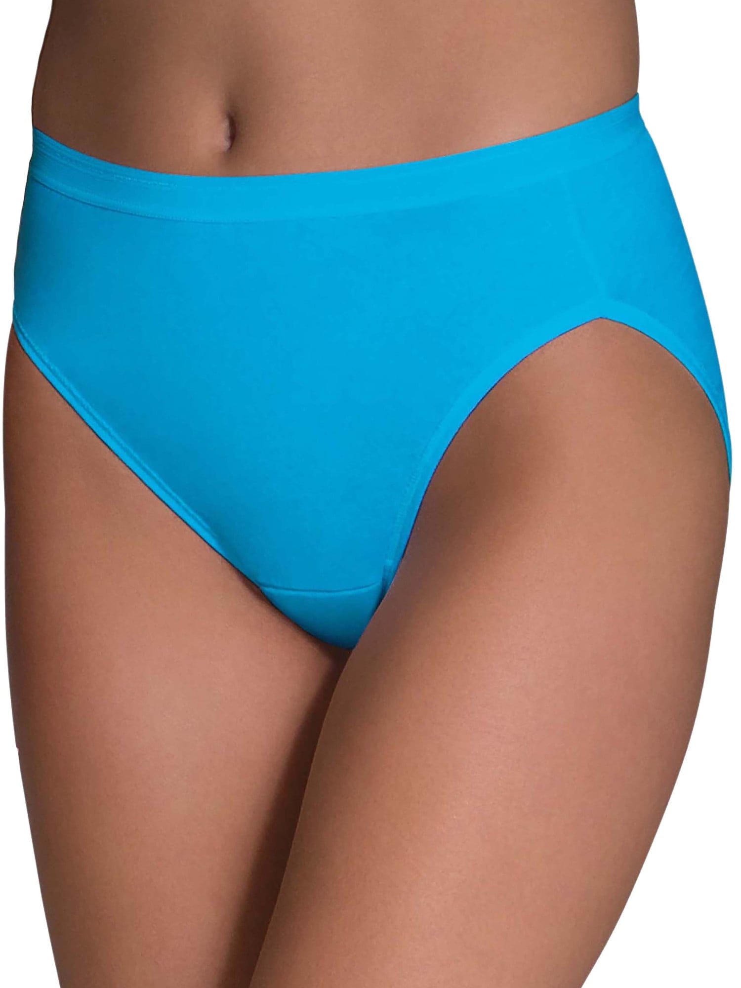 Details about   Fruit of the Loom Women's Underwear Cotton Stretch Panties Hi Cut Hipster .. 