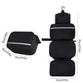 thumbnail image 3 of HOZVOMI Portable Hanging Toiletry Bag for Men & Women - 3-in-1 Nylon Travel Organizer with Dry & Wet Separation, Foldable Storage for Bathroom, Home, Vacation, Gym (Multicolor), 3 of 7