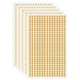 thumbnail image 1 of Uxcell 5 Hojas/2250pcs Calcomanías de Rhinestone Adhesivas, Gemas Acrílicas Autoadhesivas de 3mm para Arte de Uñas y Decoración, Amarillo Dorado, 1 of 6