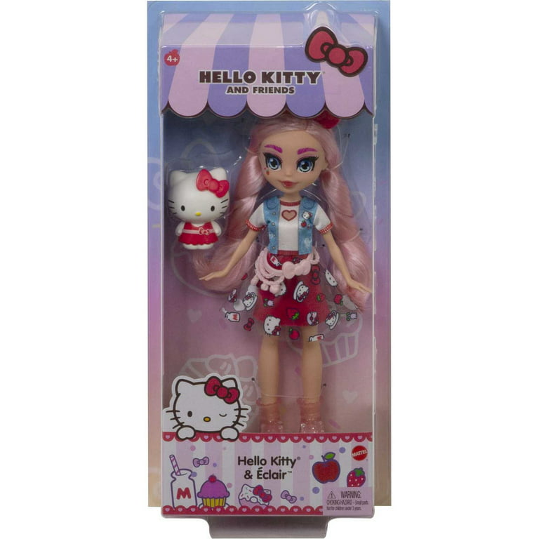 Madison Extranjero Prehistórico Sanrio Hello Kitty Figure & eclair Doll (~10-in / 25.4-cm) wearing Fashions  and Accessories - Walmart.com