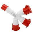 thumbnail image 4 of Zócalo del conector de alimentación industrial, enchufe industrial IP44 Enchufe múltiple impermeable Enchufe industrial Enchufe industrial impermeable del sitio Alta capacidad Jadeshay A, 4 of 8