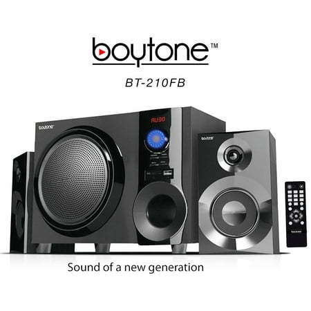 BOYTONE BT210FD BLACK 2.1 MULTIMEDIA SPEAKER SYSTEM (Best Multimedia Speakers In India)
