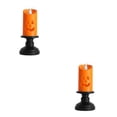 thumbnail image 2 of Advancent de Halloween de 1/12 Uds., candelabro LED colorido sin llama, decoración de mesa, calabaza, decoración de fiesta de Halloween Type1 NO1 Advancent CBP254904, 2 of 6