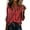 Red, variant on Ymauqau Satin Tops for Women Long Sleeve Collared Striped Button down Shirts Loose Tunic Tops Dressy Casual Blouses