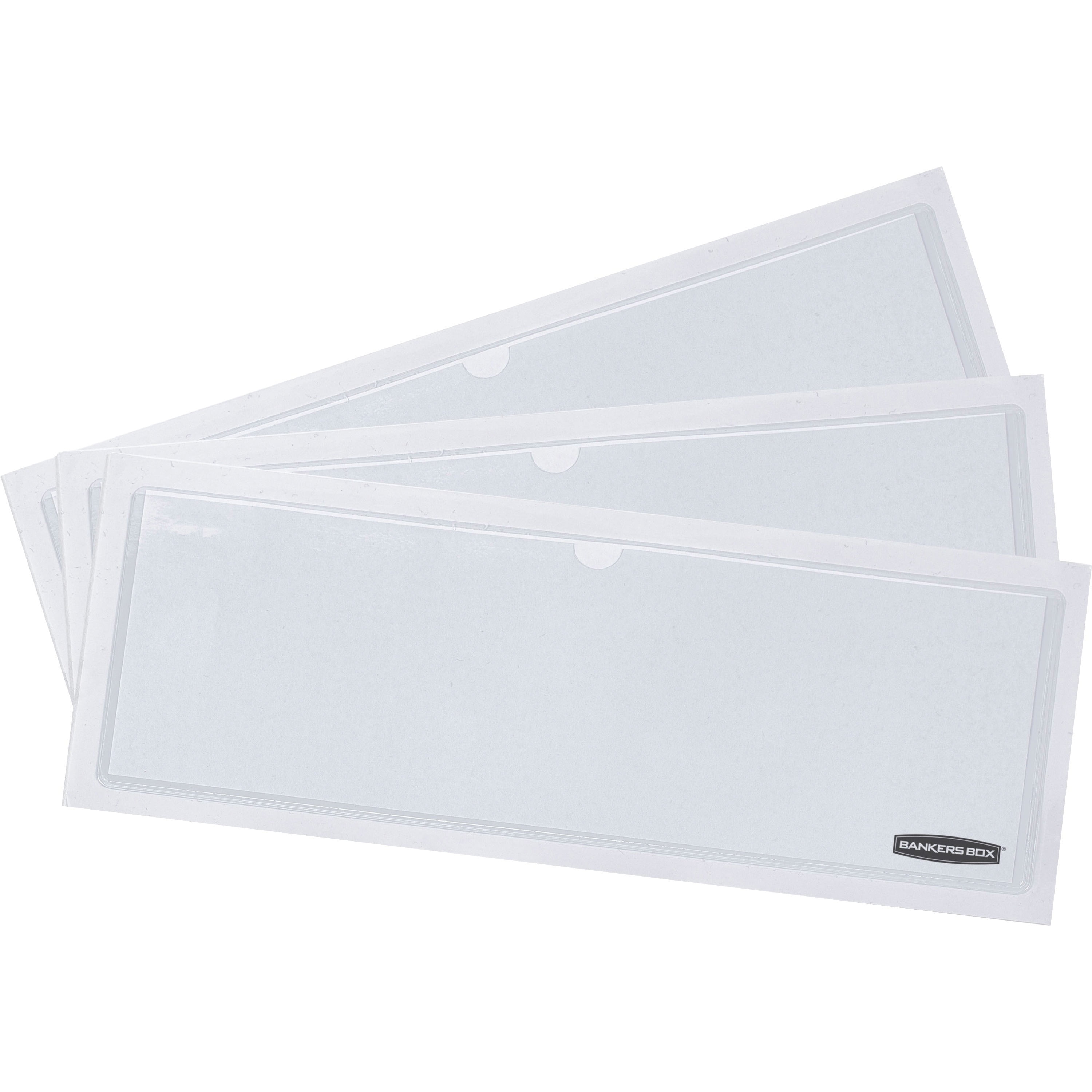 Bankers Box, FEL0034801, Storage Box Label Pocket, 48 / Pack, White