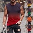 thumbnail image 6 of YanHoo Tank Tops for Men Sleeveless Pullover for Men CrewNeck Shirts Tropical Beach Vest Graphic Tee Hawaiian Plus Size Tank Tops Athletic Workout Muscle Shirts, 6 of 6