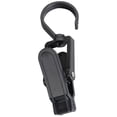 thumbnail image 4 of Swivel Clip Hanger, Made of Durable Plastic - Black, Set of 12, 4 of 5