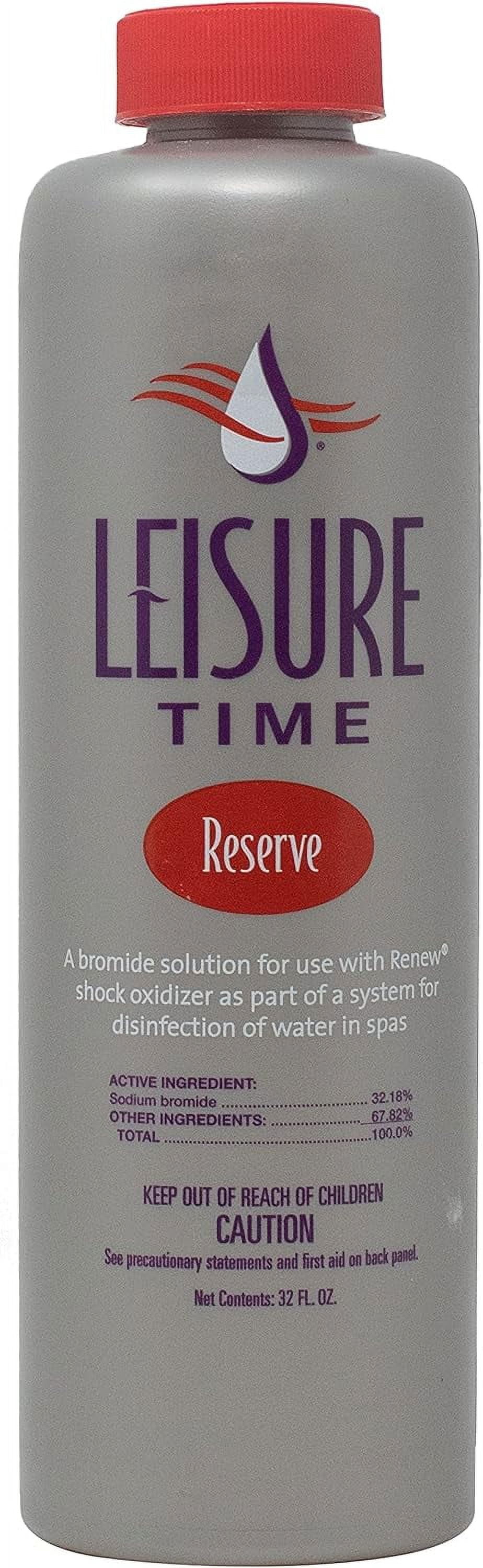 Leisure Time 45300-04 Reserve Sanitizer for Spas and Hot Tubs (4 Pack), 1 quart