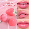 thumbnail image 3 of Julystar Strawberry Color Changing Lip Balm with Pendant Chain, pH Temperature Reactive Tinted Lipstick, Moisturizing Nourishing Fruit Scent Lip Care for Dry Chapped Lips, 3 of 10