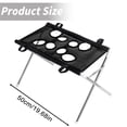 thumbnail image 3 of Foldable Pet Grooming Bath Stand Black, Adjustable Height Dog Bathing Support with Stable Metal Tube Frame & Breathable Mesh, Pet Bath Grooming Station for Small Medium Dogs Cats, 3 of 8