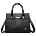 thumbnail image 2 of Bolso de mano de diseño de lujo con estampado de avestruz para mujer, bolsos de hombro de diseñador de marca famosa, bolso cruzado de cuero, bolsos grandes para mujer, 2 of 5