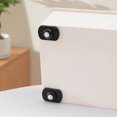 thumbnail image 4 of Whataatahia 4 Piezas Ruedas Autoadhesivas Polea Universal Adhesiva Acero Inoxidable Pegado para Cajas de Almacenamiento Muebles, 4 of 6