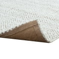 thumbnail image 3 of Benjara Lenn 2 x 3 Handspun Area Rug, Herringbone Woven Pattern, Ivory Brown Jute, 3 of 5