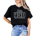 thumbnail image 4 of Funny Pickleball Shirt Playing Pickleball Improves Memory Unisex Gift Tee for Players Black Shirt Adult 2XL, 4 of 8