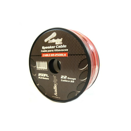 Speaker Wire 22 GA 250 Feet Red Black Stranded Copper Clad Home Audio