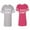 Men Heather / Women Pink, variant on Papa Mama Bear Matching Couple Cotton Jerseys (Men Heather / Women Black) (Men S / Women S)