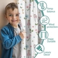 thumbnail image 3 of Blackout Kids Curtains,Princess Unicorn Flower Pattern Childrens Insulated Curtains Set Of 2,Bedroom Essentials,Toddler Room Decor 42"x63", 3 of 5