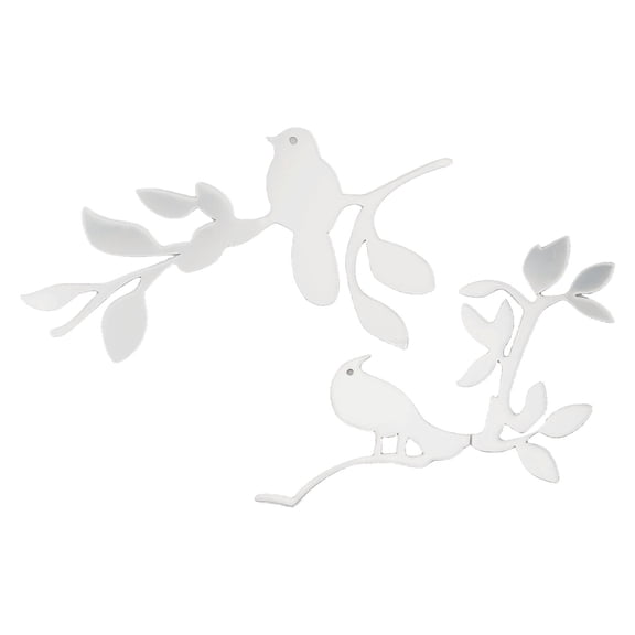 1Pc Mirror Wall Sticker 3D Mirror Bird Art Acrylic Mural Decal Removable Wall Sticker Home Room Decoration Wall Sticker